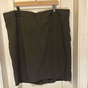 Lane Bryant Pinstripe Pencil Skirt